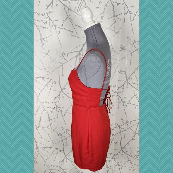 Superdown Red Dixie Strappy Backless Mini Dress - Picture 3 of 4